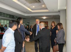 Poland’s chargé d’affaires in Manila H.E. Jarosław Szczepankiewicz visits EBC main office
